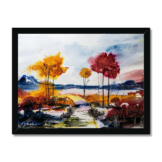 Colourful Landscape Budget Framed Poster