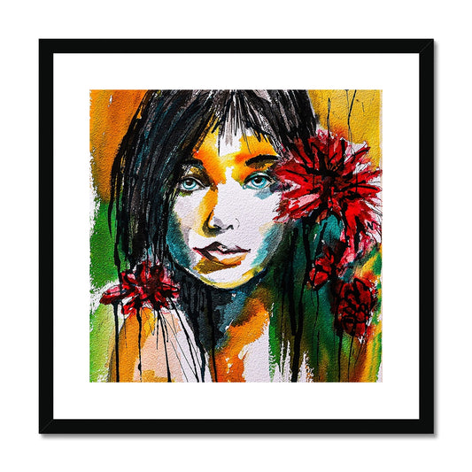 Flower Day Framed & Mounted Print